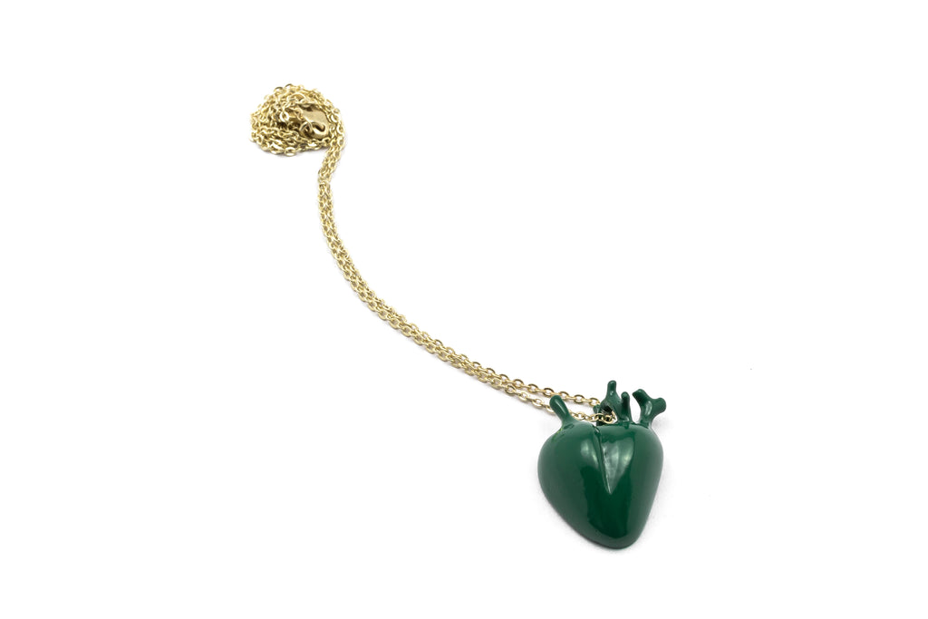 Corazón Large Green Pendant