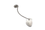 Corazón Large White Pendant