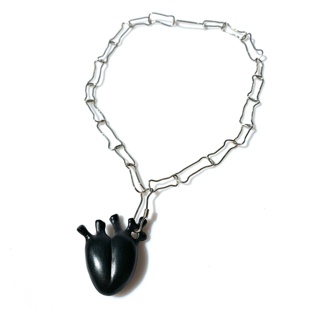 Porcelain Heart Necklace